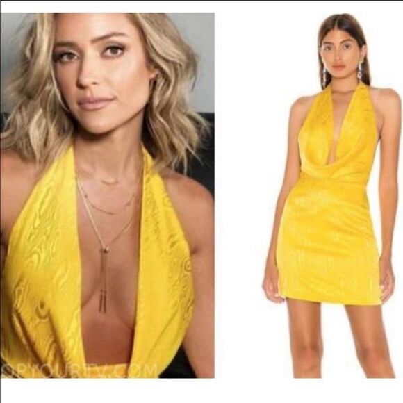 Free People x Ronny Kobo Marisa Halter Mini Dress Size XS - Picture 3 of 5